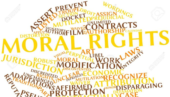 MORAL RIGHTS OF AN AUTHOR UNDER COPYRIGHT LAW